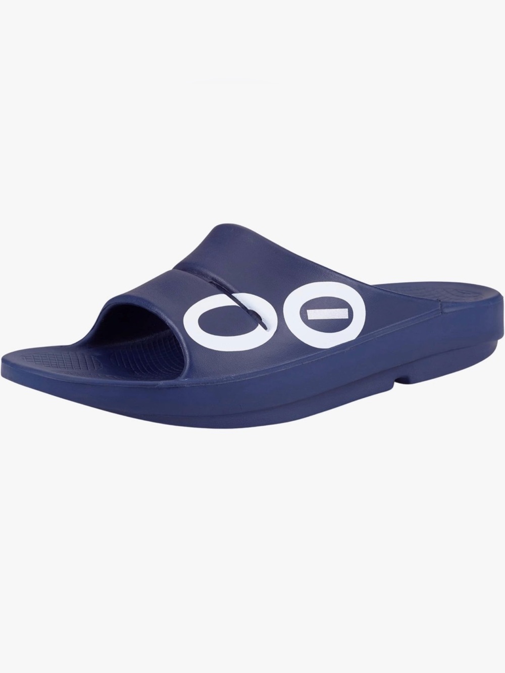 OOFOS Navy Slide with White Logo Men's size7 (Women’s size 9 )EU 40-☀️NWT☀️